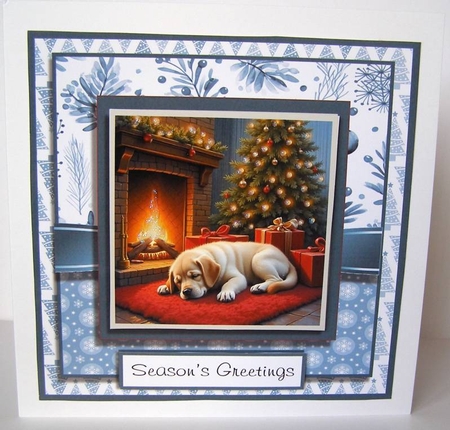 Christmas Fireside Glow by Margaret McCartney
