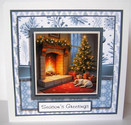 Christmas Fireside Glow by Margaret McCartney