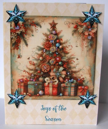VICTORIANA 4-FOLD POP-OUT CHRISTMAS CARD KIT by Margaret McCartney