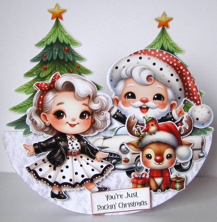 Rockin Rollin Christmas 2 by Margaret McCartney