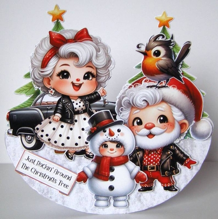 Rockin Rollin Christmas 3 by Margaret McCartney