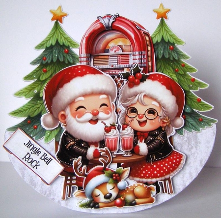 Rockin Rollin Christmas 5 by Margaret McCartney