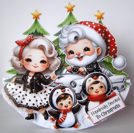 Rockin Rollin Christmas 6 by Margaret McCartney