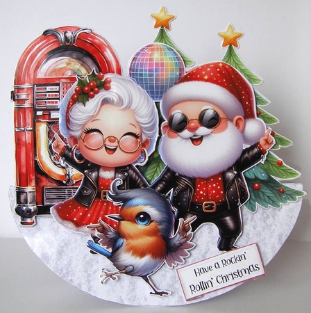 Rockin Rollin Christmas 7 by Margaret McCartney
