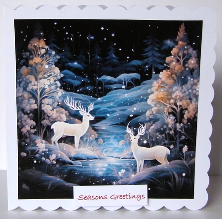 Winter Forest Card Toppers 3 by Margaret McCartney