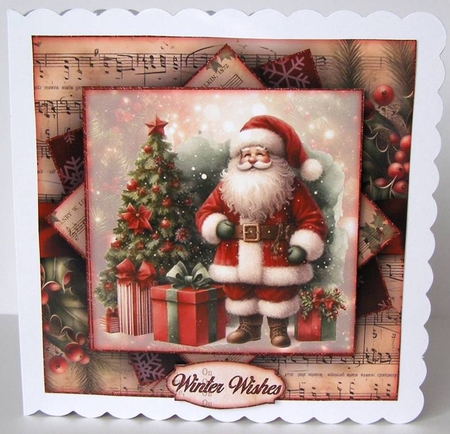 Traditional Christmas Mini Kit 7X7 by Margaret McCartney