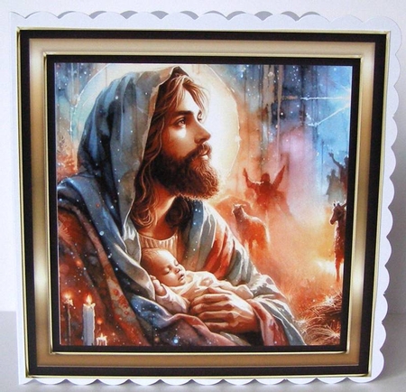 NATIVITY SCENE 1 by Margaret McCartney