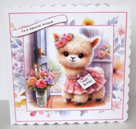 alpaca  birthday by Margaret McCartney