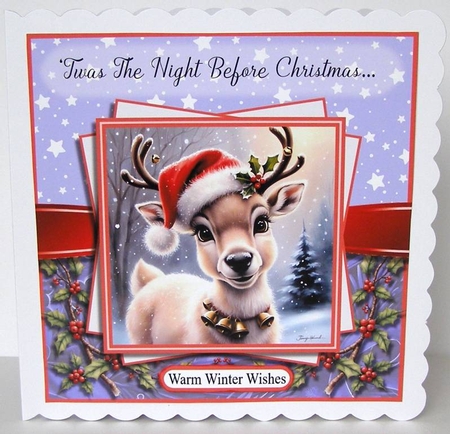 Night Before Christmas Deer by Margaret McCartney