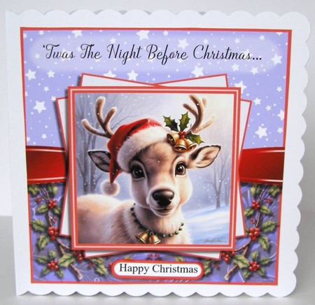 Night Before Christmas Deer by Margaret McCartney