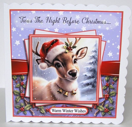 Night Before Christmas Deer by Margaret McCartney