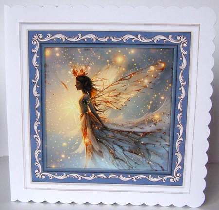 Winter Fairies And Angels Mini Kit With Gift Tags & Insert (Winter Birthday or Christmas) by Margaret McCartney