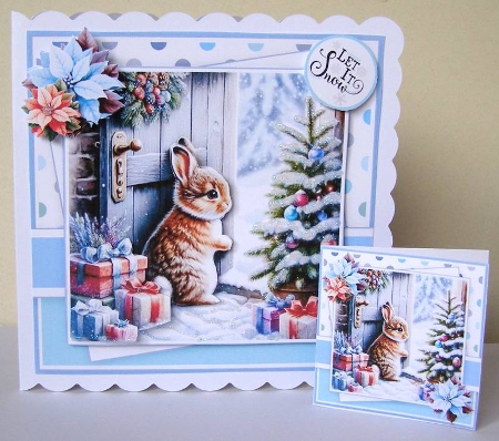 Cutie Christmas Bunny by Margaret McCartney