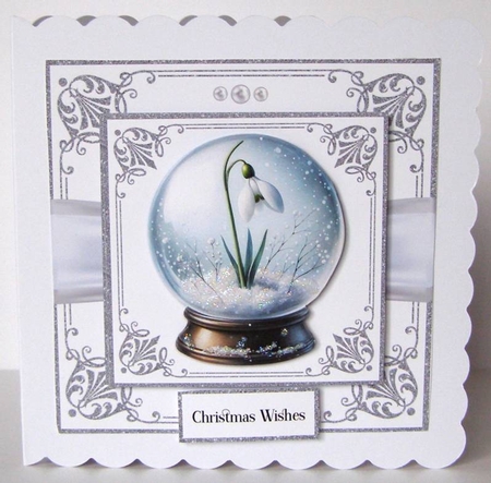 Snowdrop Globe  by Margaret McCartney