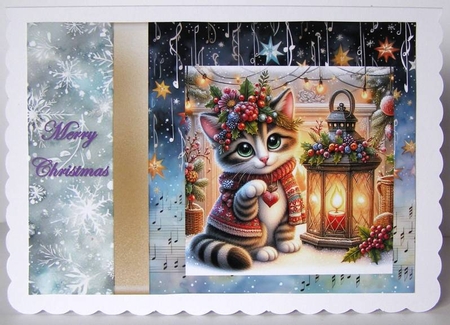 Christmas Love Kitten by Margaret McCartney