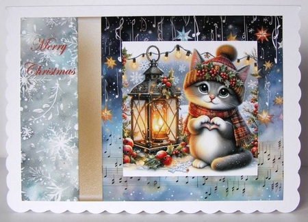 Christmas Love Kitten by Margaret McCartney