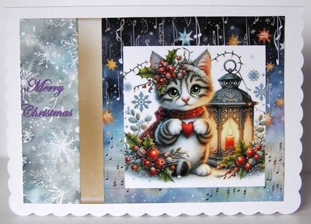 Christmas Love Kitten by Margaret McCartney