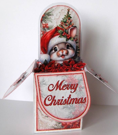Cute Winter Animals Pop-Up Box Mini Kit 3 by Margaret McCartney