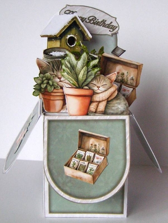 Winter Gardening  Pop-Up Box Mini Kit  by Margaret McCartney