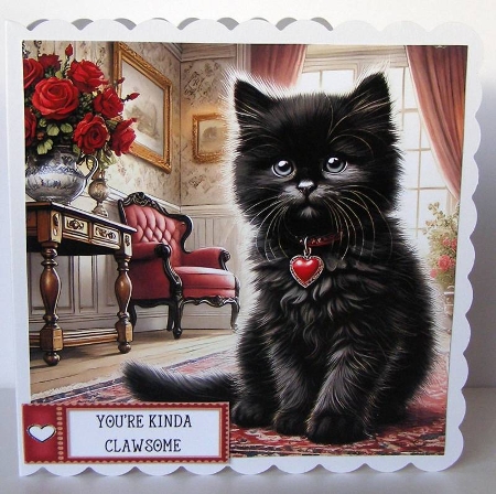 Valentine Kitten by Margaret McCartney
