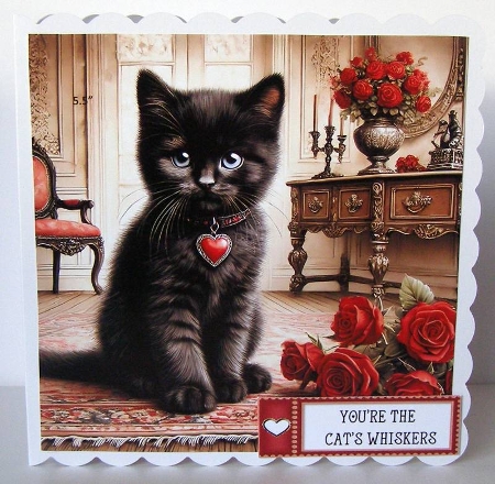 Valentine Kitten by Margaret McCartney