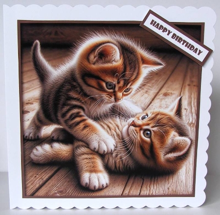 Playful Friends Quick Card 1 by Margaret McCartney