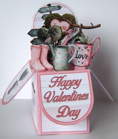 Garden Of Love Pop-Up Box Mini Kit  by Margaret McCartney