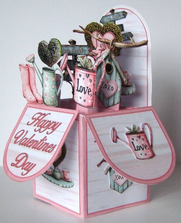 Garden Of Love Pop-Up Box Mini Kit  by Margaret McCartney