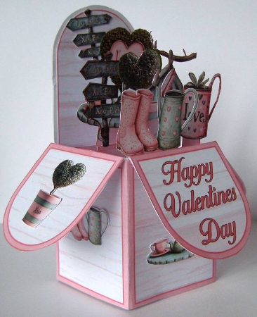 Garden Of Love Pop-Up Box Mini Kit  by Margaret McCartney