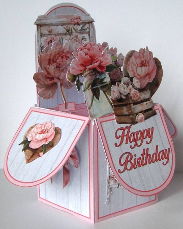 Perfect Peonies Pop-Up Box Mini Kit  by Margaret McCartney