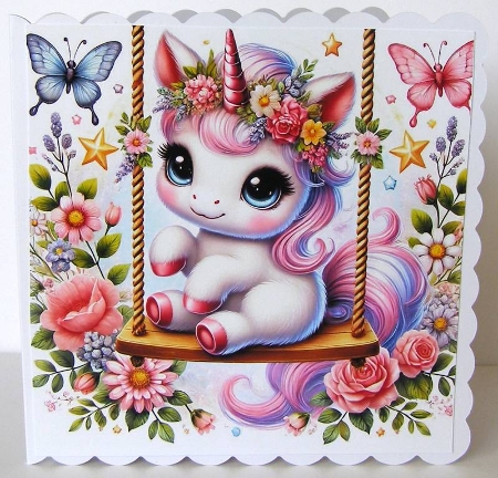 Unicorn on the Swing by Margaret McCartney