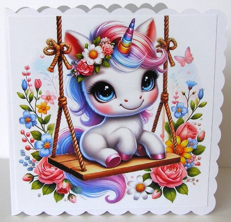 Unicorn on the Swing by Margaret McCartney