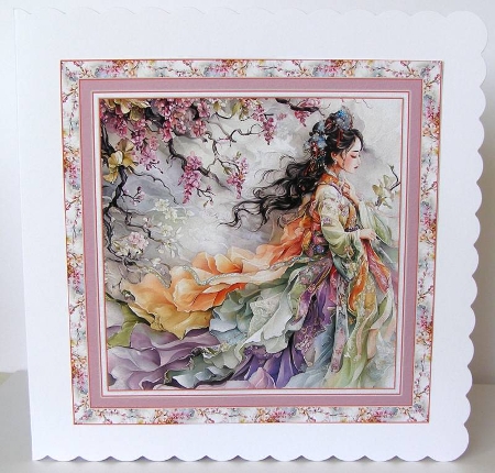 Beautiful Chinese Lady in pastell tones by Margaret McCartney
