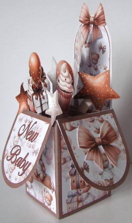 New Baby Beige Pop-Up Box Mini Kit by Margaret McCartney