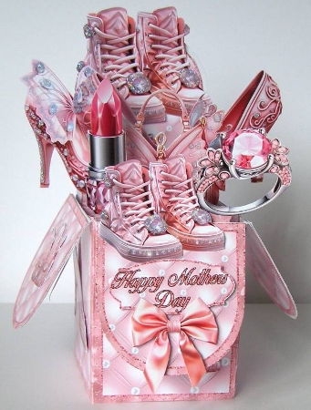 Pink Glam Pop-Up Box Mini Kit by Margaret McCartney