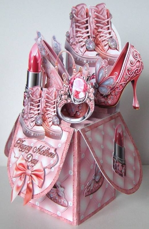 Pink Glam Pop-Up Box Mini Kit by Margaret McCartney