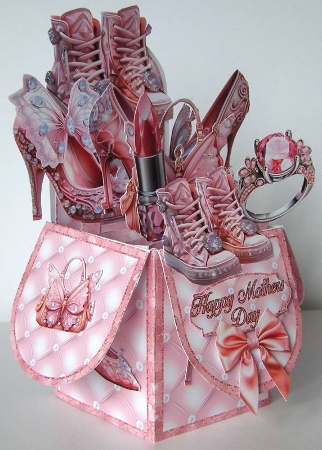 Pink Glam Pop-Up Box Mini Kit by Margaret McCartney