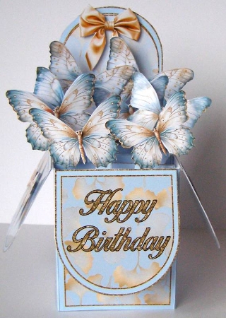 Fluttering Butterfly Pop-Up Box Mini Kit  by Margaret McCartney