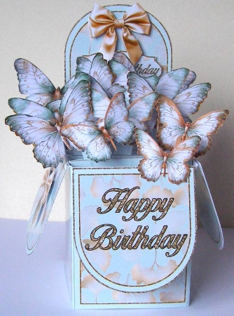 Fluttering Butterfly Pop-Up Box Mini Kit 2 by Margaret McCartney