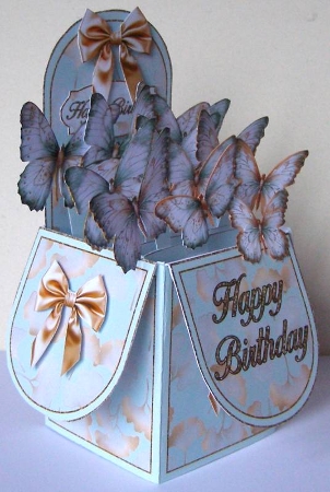 Fluttering Butterfly Pop-Up Box Mini Kit 2 by Margaret McCartney
