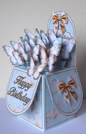 Fluttering Butterfly Pop-Up Box Mini Kit 2 by Margaret McCartney