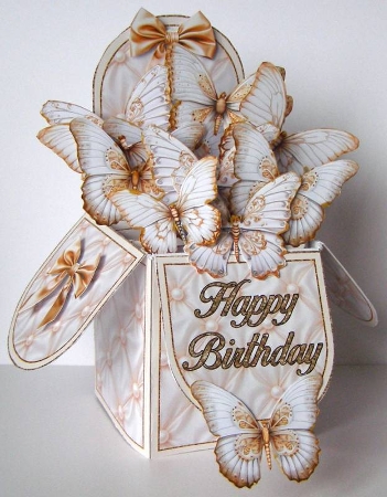 Fluttering Butterfly Pop-Up Box Mini Kit 5 by Margaret McCartney
