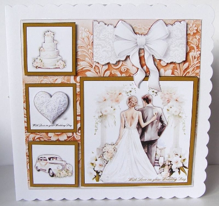 Wedding Day Card 1 by Margaret McCartney