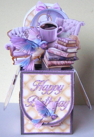 Lovely Lavender  Pop-Up Box Mini Kit  by Margaret McCartney