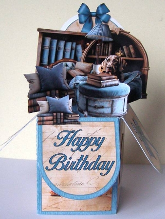 Cozy Reading  Pop-Up Box Mini Kit  by Margaret McCartney