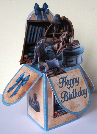 Cozy Reading  Pop-Up Box Mini Kit  by Margaret McCartney