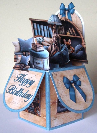 Cozy Reading  Pop-Up Box Mini Kit  by Margaret McCartney