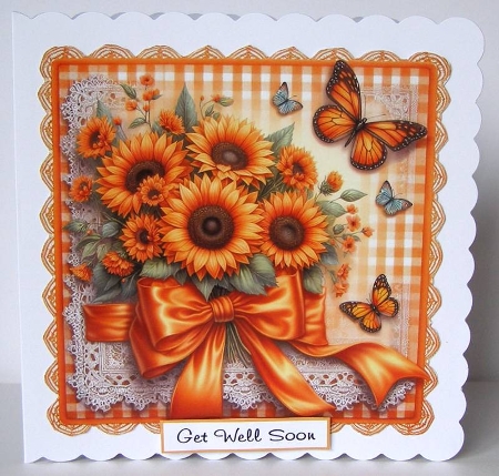 floral sunflowers by Margaret McCartney