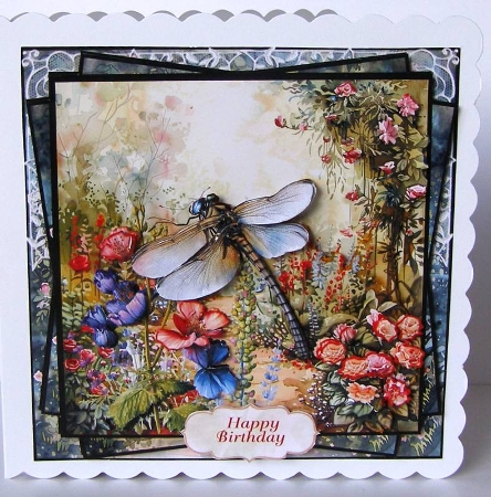 Stained Glass Garden 2 by Margaret McCartney