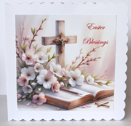 6x6 Easter Cross 1 - Illustrations for Cardmakers & Designers   by Margaret McCartney